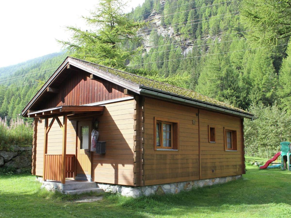 Modern Chalet In Saas Balen With Garden Exteriér fotografie