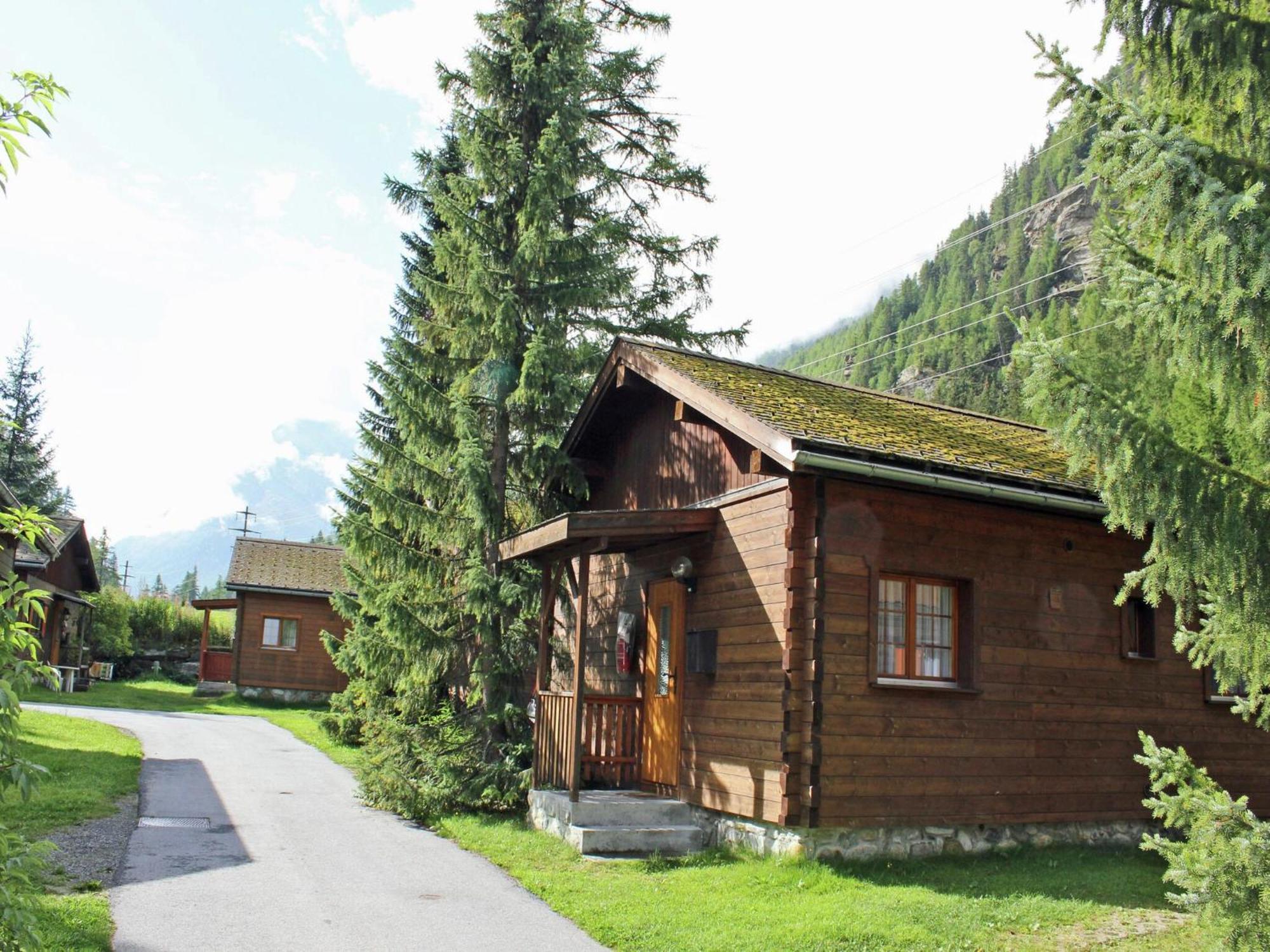 Modern Chalet In Saas Balen With Garden Exteriér fotografie