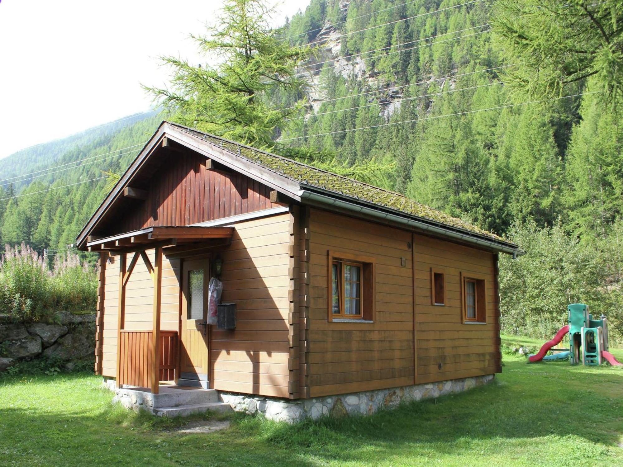 Modern Chalet In Saas Balen With Garden Exteriér fotografie